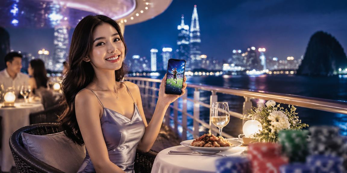 Màn hình điện thoại hiển thị các lối vào tài khoản và thanh toán